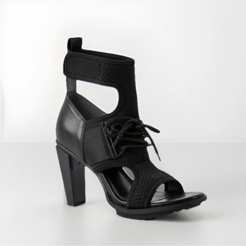 UNITED NUDE Lev Nomad Black High Heels Sandals EU 39 Luxury Designer